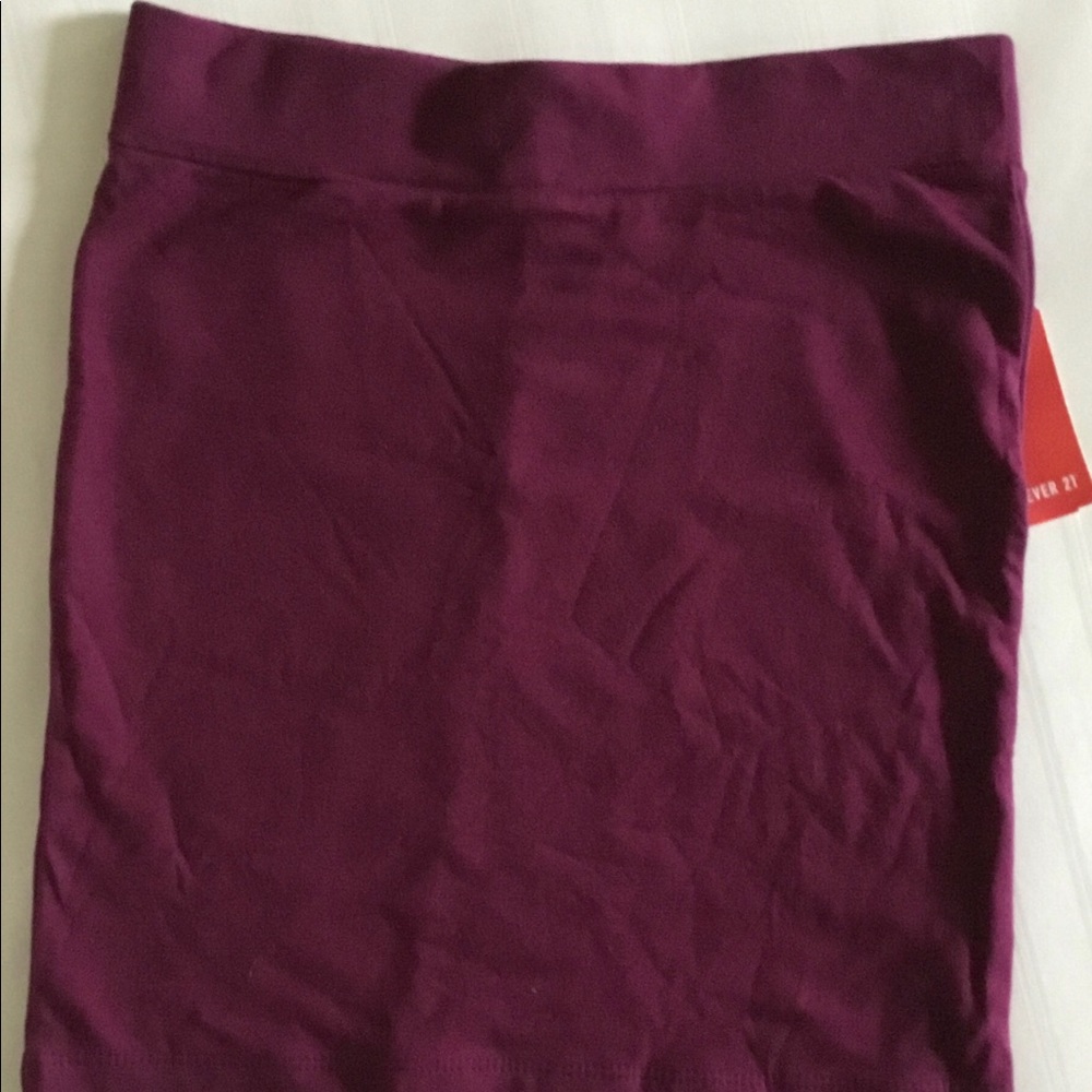 Forever 21. Small. Maroon mini skirt